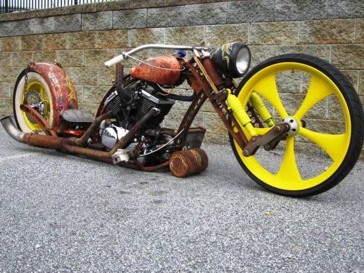 rat rod motorized bicycle