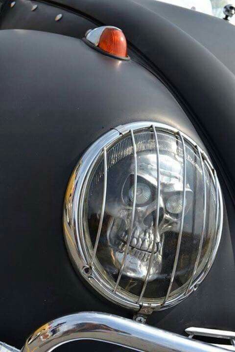 Rat Rod skull headlight….